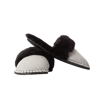 Adult Slip-on Slipper | Lions Head Range | Slate