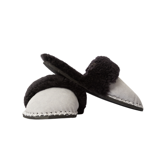 Adult Slip-on Slipper | Lions Head Range | Slate